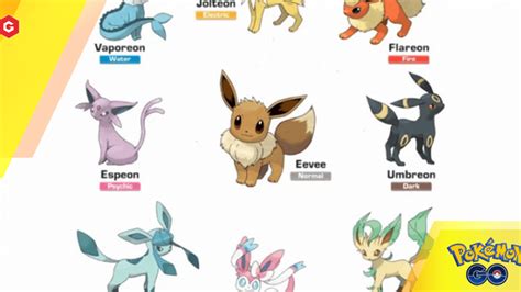 eevee nicknames evolve.